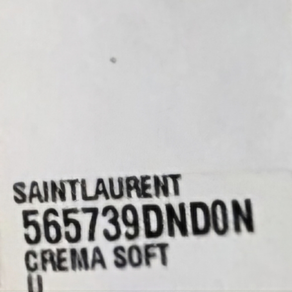 VERY RARE!! SAINT LAURENT YSL Crocodile Embossed Calfskin Uptown Monogram Clutch - Picture 12 of 16